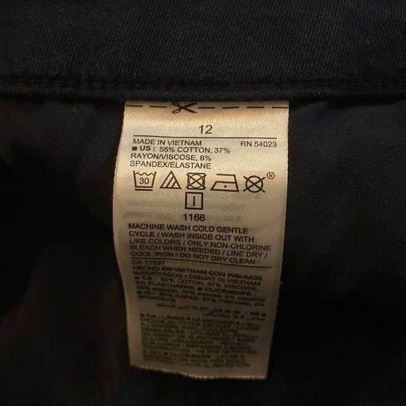 Navy blue old navy slacks - Picture 4 of 9